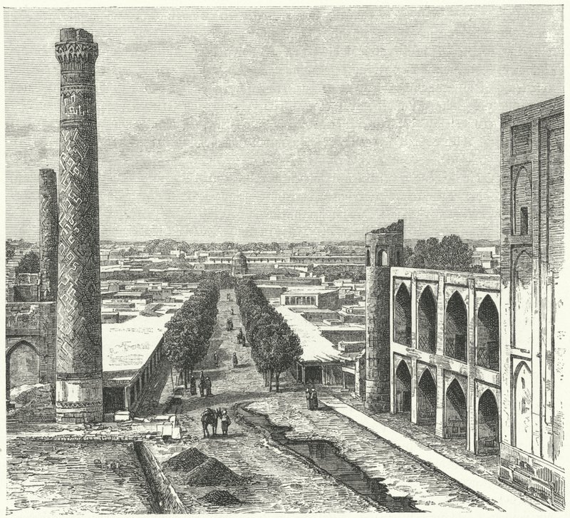 Samarkand (rytina) od German School
