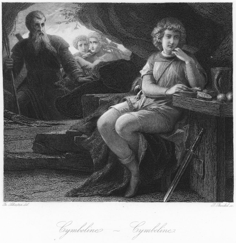Scéna z Cymbeline od German School