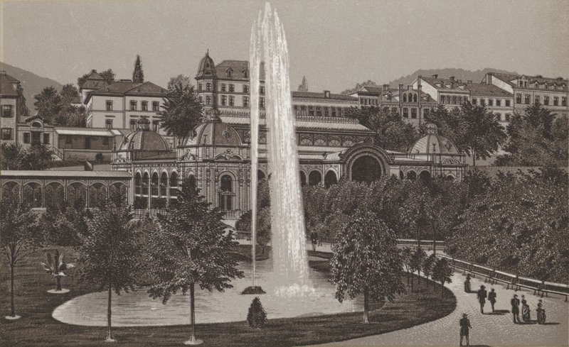 Městský park (litho) od German School