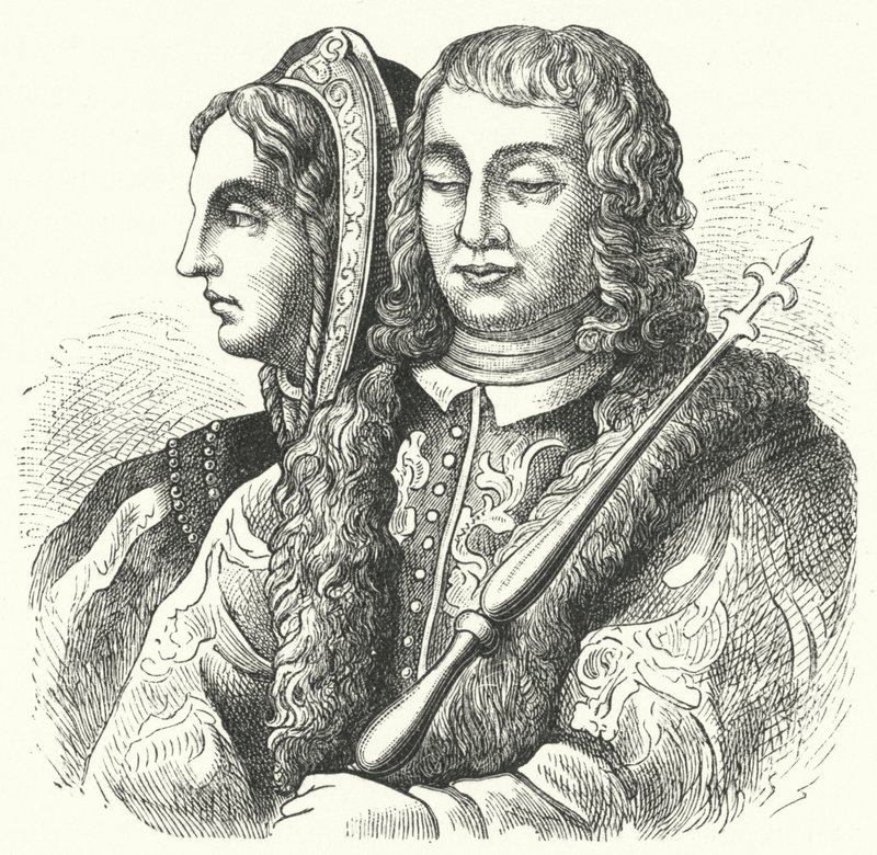 Katoličtí monarchové, Isabella I. Kastilská a Ferdinand II. Aragonský (rytina) od German School