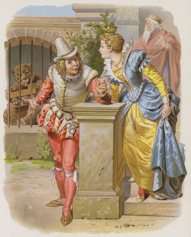 Chytrý malý krejčí (chromolitho) od German School