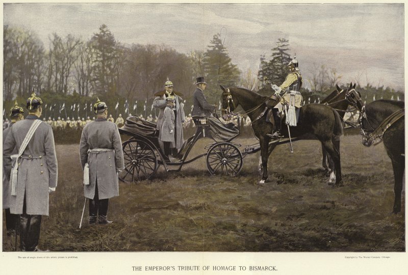 Císaři vzdali hold Bismarckovi od German School