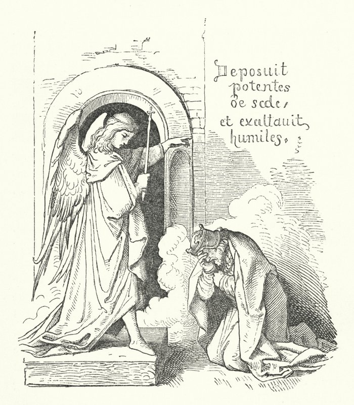 The Haughty King (rytina) od German School