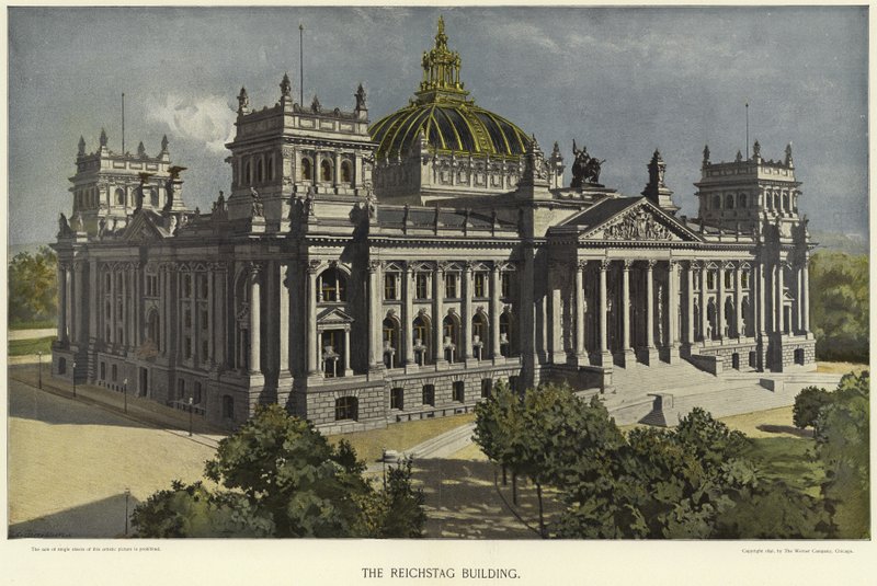 Budova Reichstagu v Berlíně od German School