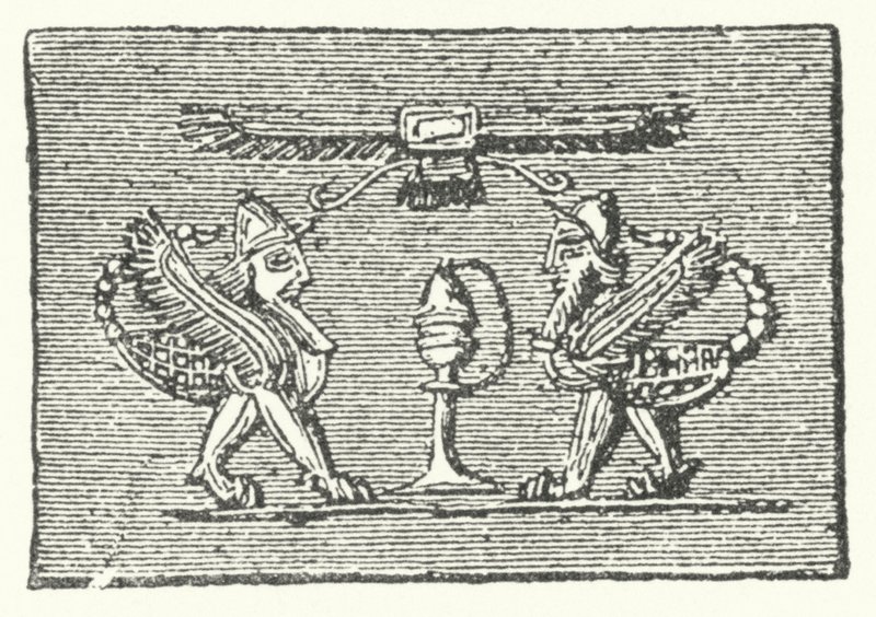 Muži Scorpion z Eposu o Gilgamešovi od German School