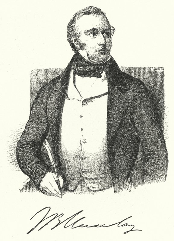 Thomas Babington Macaulay , britský historik a spisovatel (rytina) od German School