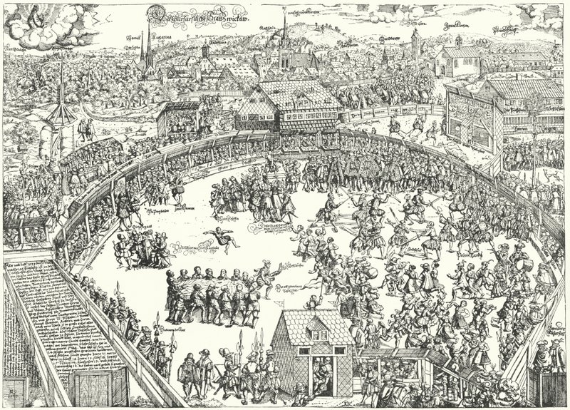 Turnaj ve Zwickau, srpen 1573 od German School
