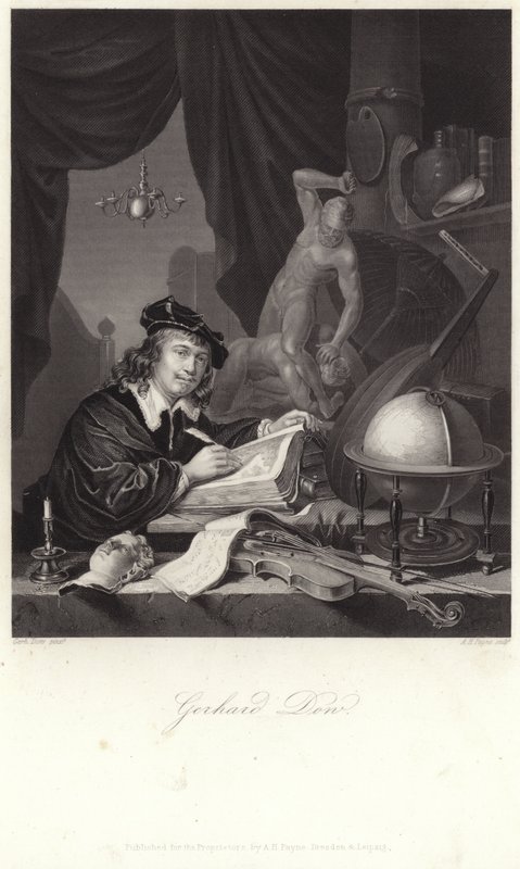 Portrét Gerrit Dou od Gerrit Dou
