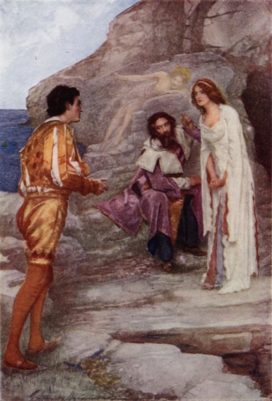 Bouře (barevné lito) od Gertrude E. Demain (after) Hammond