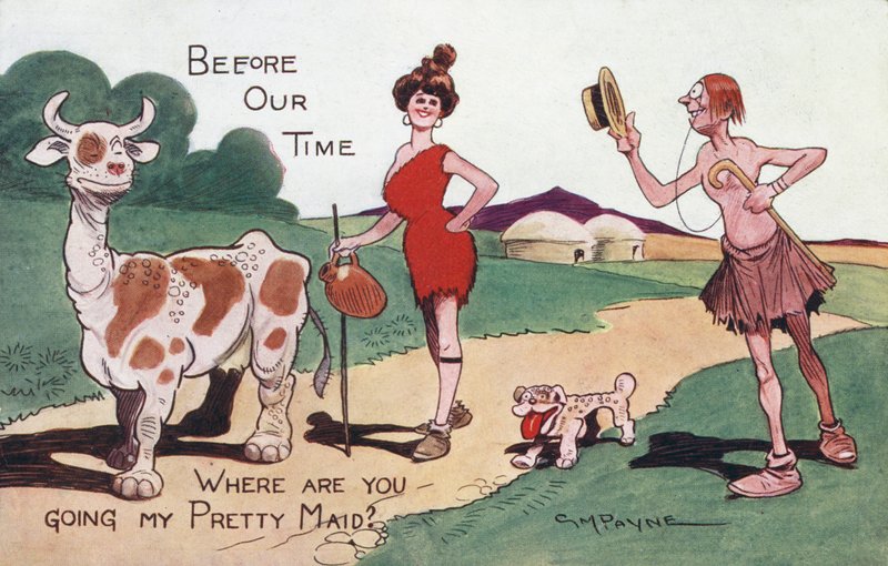 Před naším časem: kam jdeš, má krásná služko? (chromolitho) od Gilbert Morris Payne