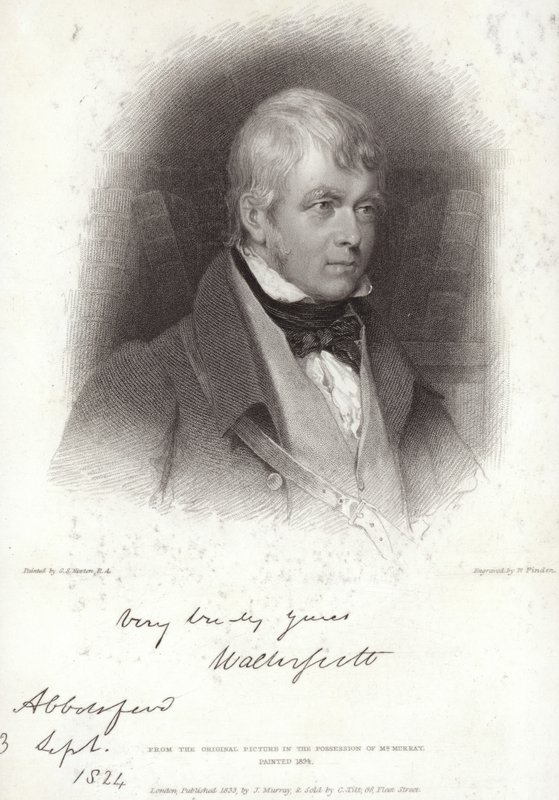 Portrét sira Waltera Scotta od Gilbert Stuart Newton