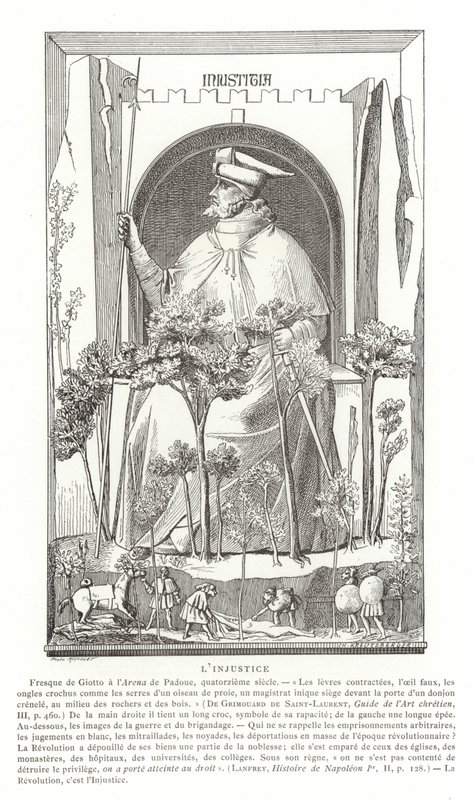 Bezpráví od Giotto di Bondone