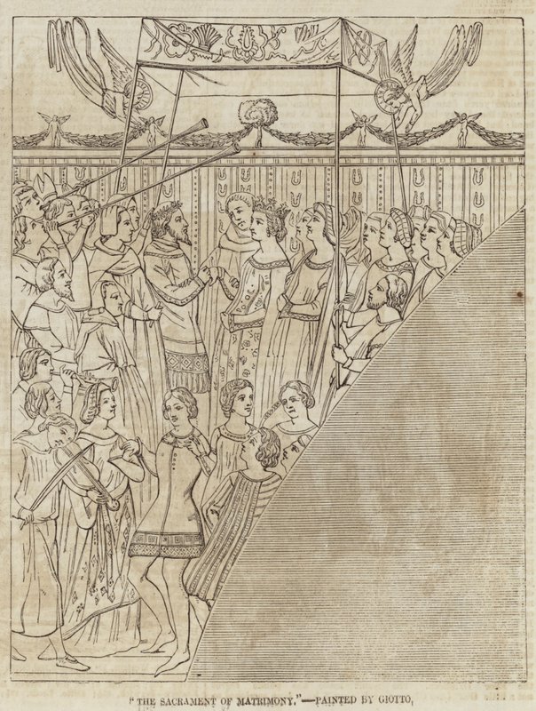 Svátost manželství od Giotto di Bondone