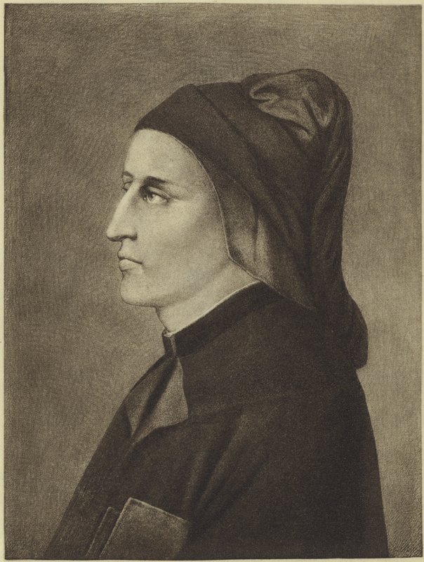 Dante Alighieri (fotorytina) od Giotto di Bondone