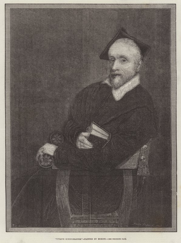 Tizianův učitel od Giovanni Battista Moroni