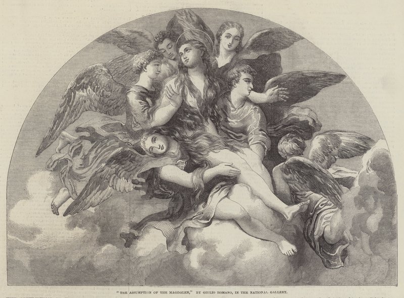 Nanebevzetí Magdaleny od Giulio Romano