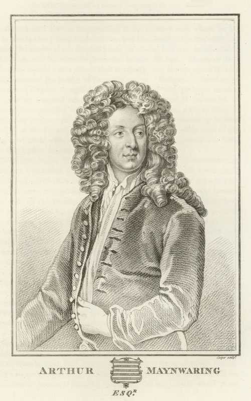 Arthur Maynwaring, Esquire od Godfrey Kneller