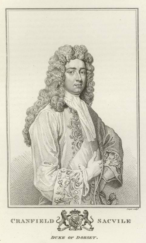 Cranfield Sacvile, vévoda z Dorsetu od Godfrey Kneller