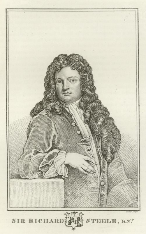 Sir Richard Steele, rytíř od Godfrey Kneller