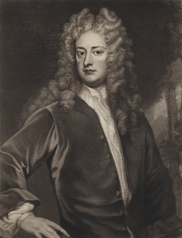 Joseph Addison (litho) od Godfrey (after) Kneller