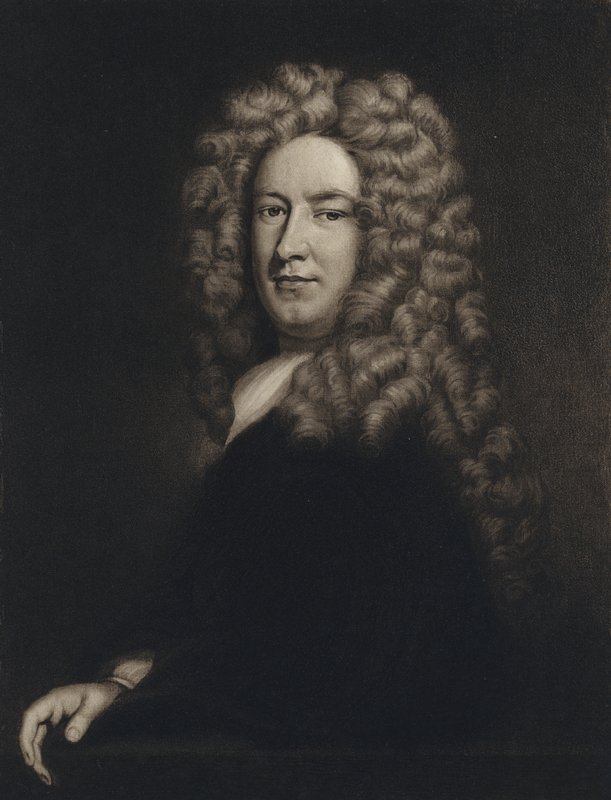 Sir Samuel Garth (litho) od Godfrey (after) Kneller