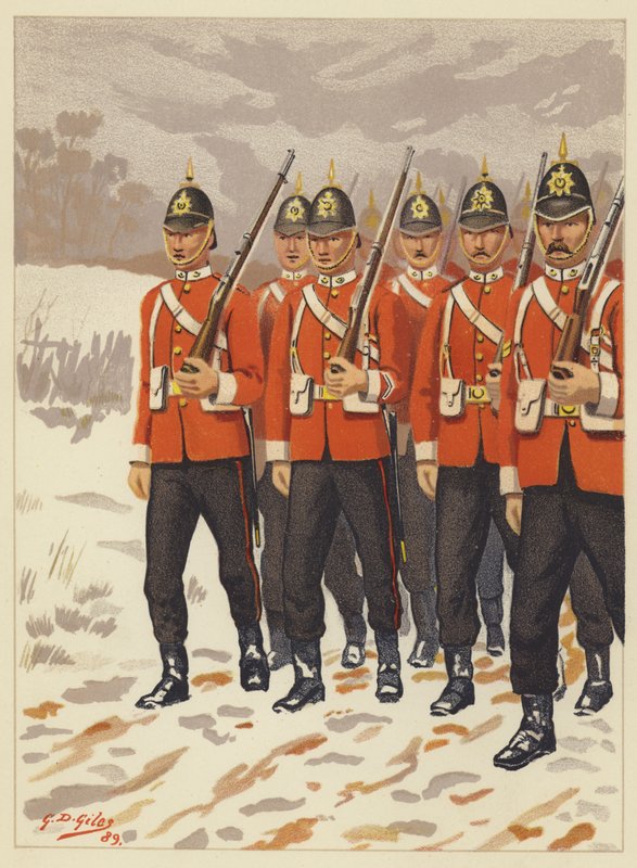 68., Durhamská lehká pěchota od Godfrey Douglas Giles