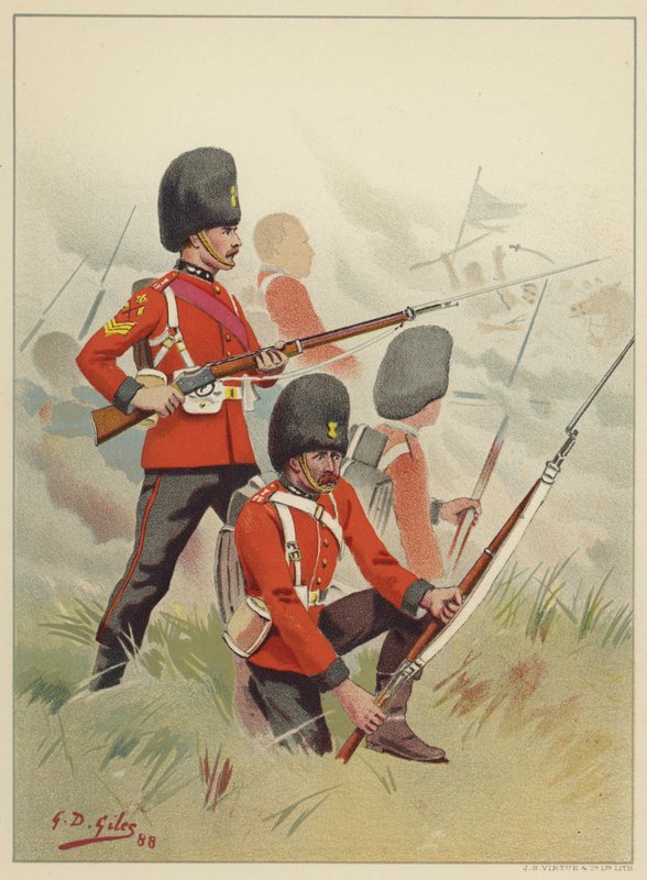 87. pluk princezny Viktorie (Royal Irish Fusiliers) od Godfrey Douglas Giles