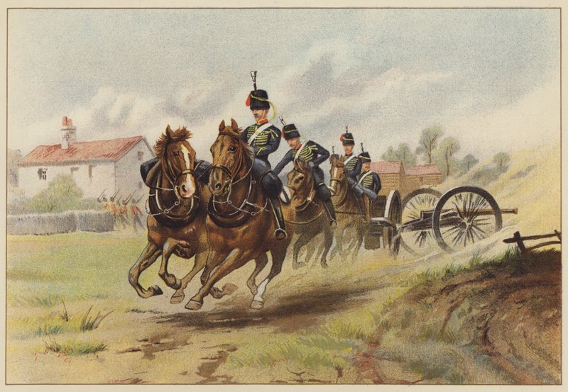 Královské koňské dělostřelectvo od Godfrey Douglas Giles