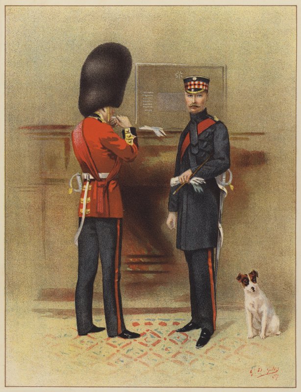 Skotská garda od Godfrey Douglas Giles