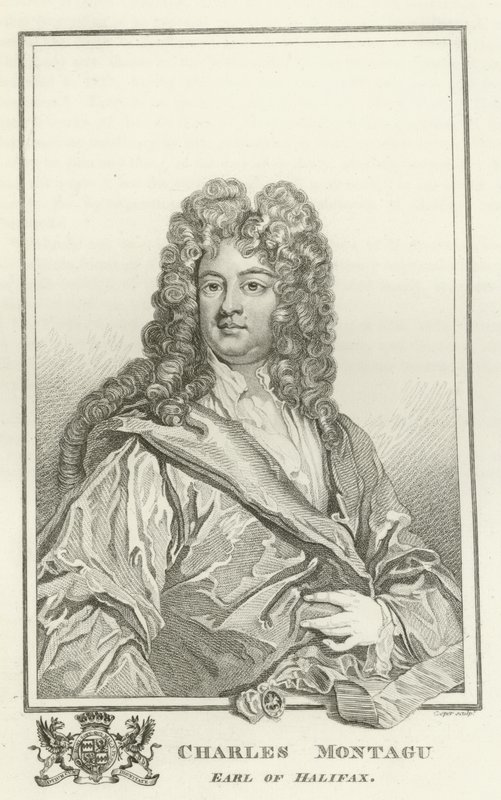 Charles Montagu, hrabě z Halifaxu od Godfrey Kneller