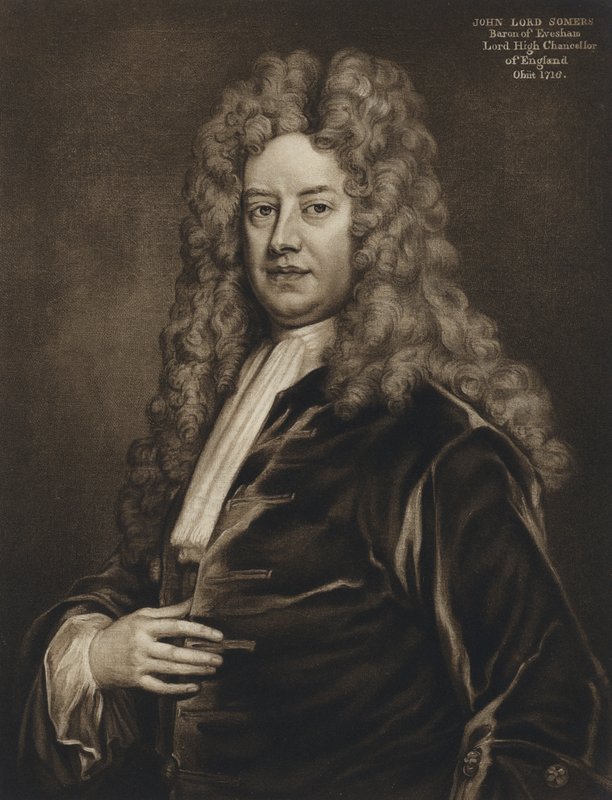 John, baron Somers od Godfrey Kneller