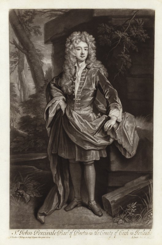 Portrét sira Johna Percivalea od Godfrey Kneller