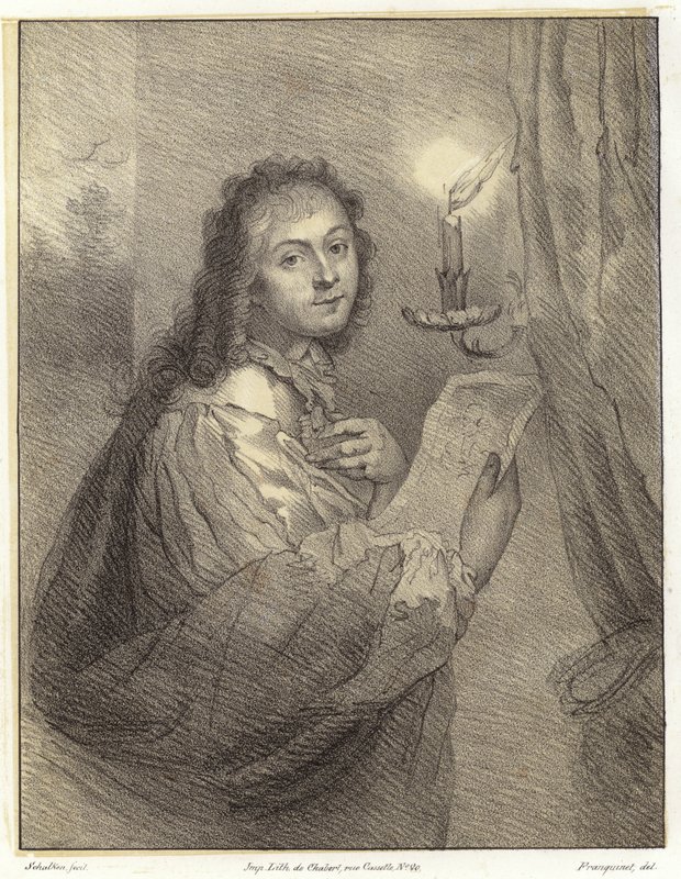 Žena se svíčkou od Godfried after Schalken or Schalcken