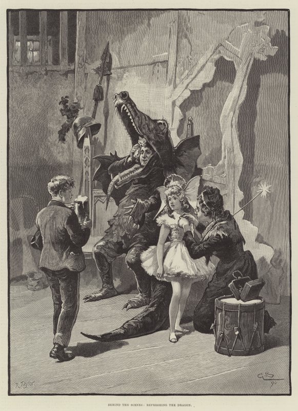 Zákulisí, osvěžení draka od Gordon Frederick Browne