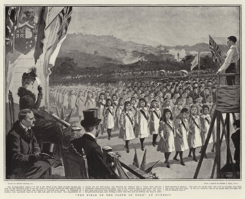 Pole zlatého plátna v Dunedinu od Gordon Frederick Browne