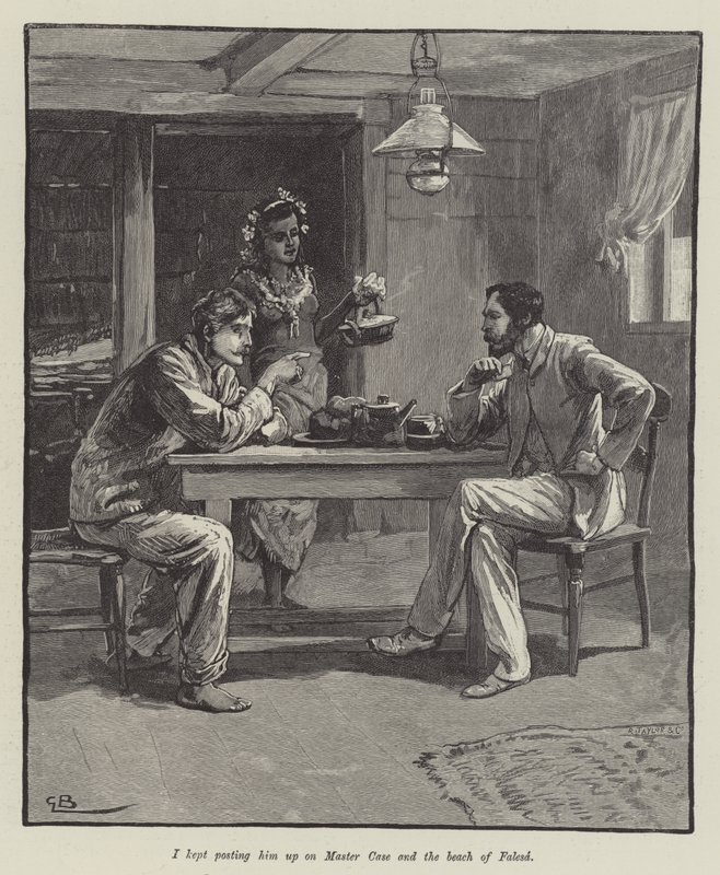 Uma neboli Pláž Falesa od Roberta Louise Stevensona od Gordon Frederick Browne