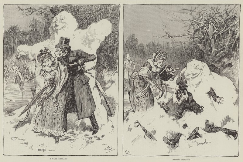 Zimní scény od Gordon Frederick Browne