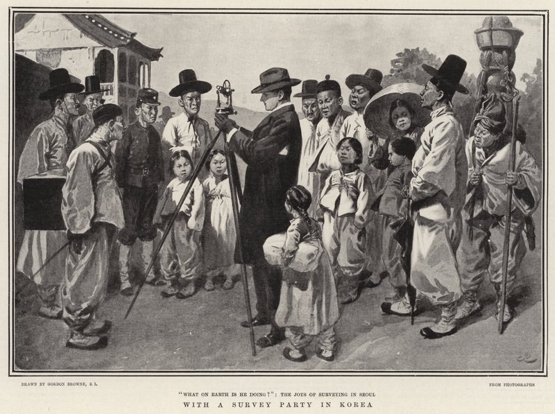 S průzkumem v Koreji od Gordon Frederick Browne