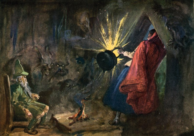 Ilustrace k Pohádce o kotli od Gordon Frederick after Browne