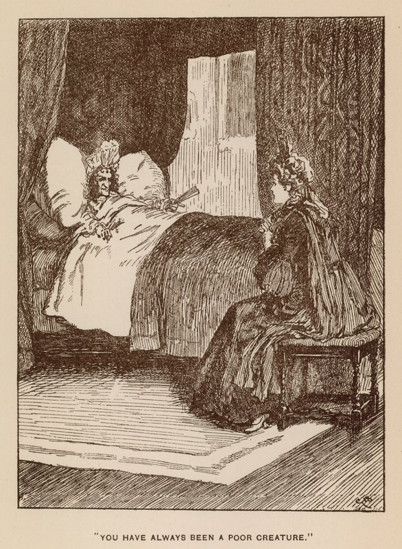 Ilustrace k The History of Henry Esmond od Thackeray (litho) od Gordon Frederick (after) Browne