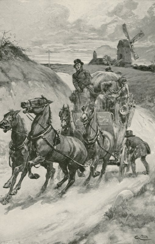 Dostavník za starých časů od Gordon Frederick Browne