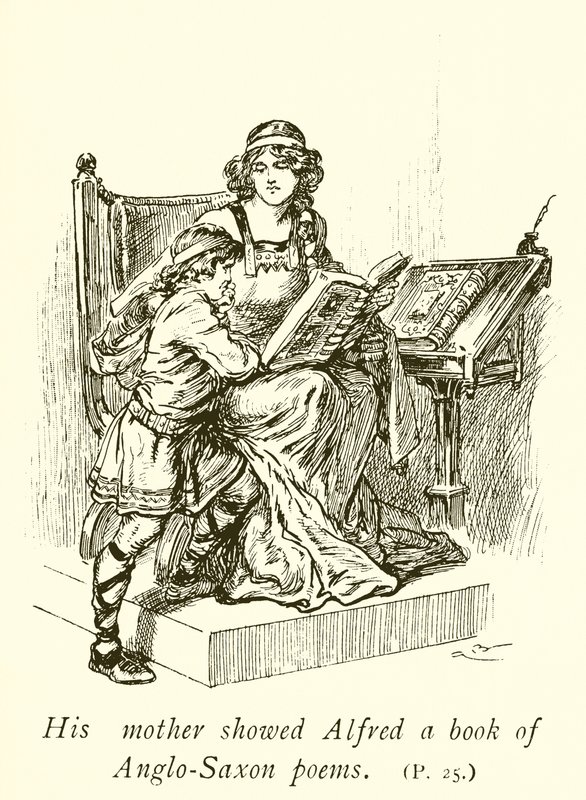 Alfred se učí číst od Gordon Frederick Browne
