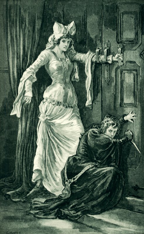 Před vraždou Jakuba I. v Perthu od Gordon Frederick Browne
