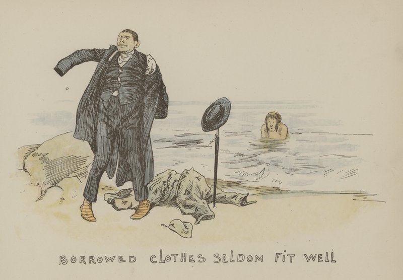 Vypůjčené oblečení málokdy dobře sedí od Gordon Frederick Browne