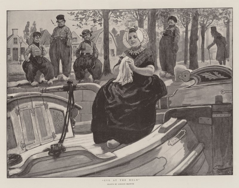 Eva u kormidla od Gordon Frederick Browne