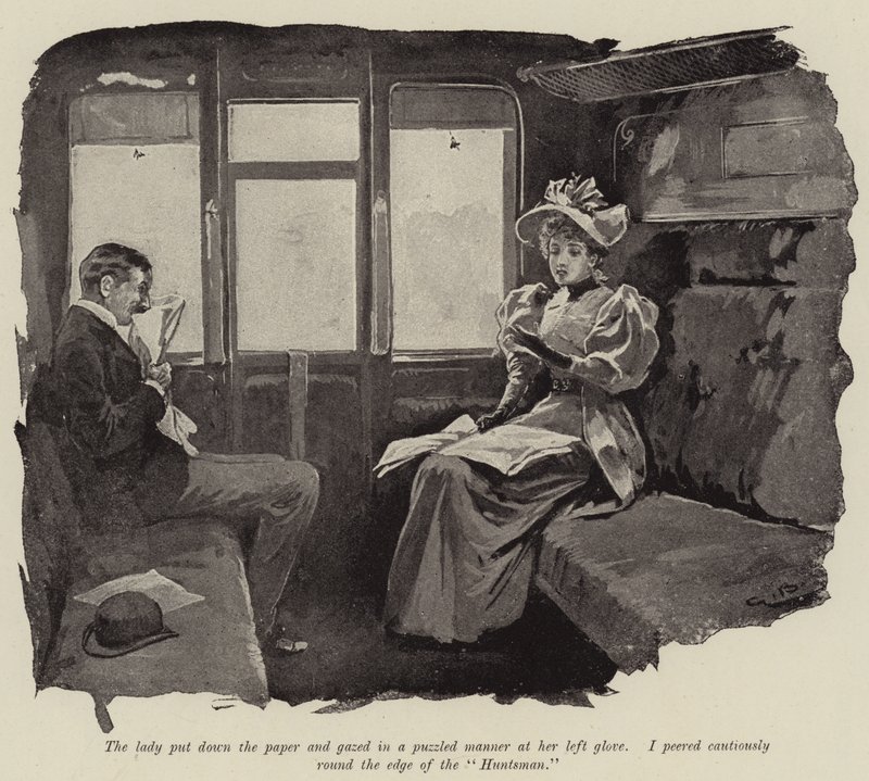 Ilustrace k filmu Jen krátký příběh od Arthura Hughese od Gordon Frederick Browne