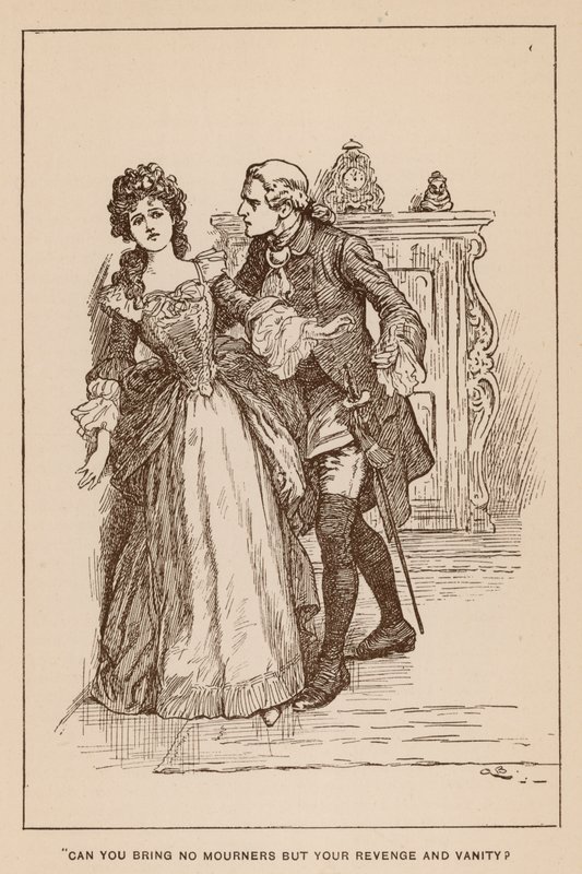 Ilustrace k The History of Henry Esmond od Thackeraye od Gordon Frederick Browne