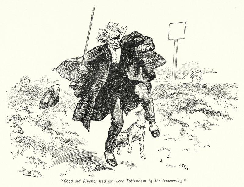 Ilustrace k Příběhu hledačů pokladů od E Nesbita (litho) od Gordon Frederick Browne