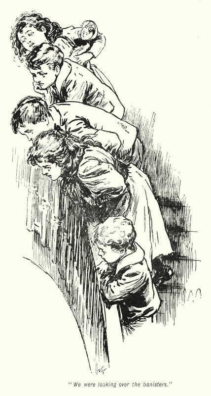 Ilustrace k Příběhu hledačů pokladů od E Nesbita (litho) od Gordon Frederick Browne