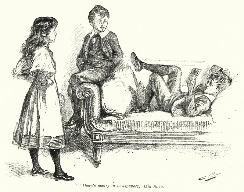 Ilustrace k Příběhu hledačů pokladů od E Nesbita (litho) od Gordon Frederick Browne